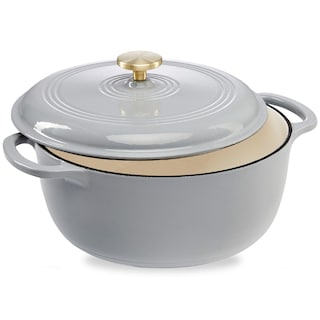 Foto 1 | Foto 1 | Olla Best Choice Products Hierro Fundido Esmaltado 7,5 L Gris - Venta Internacional