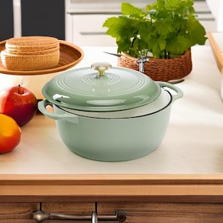 Foto 5 | Foto 5 | Olla Best Choice Products Hierro Fundido Esmaltado 7,5 L Verde - Venta Internacional