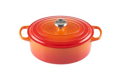 Foto 1 | Foto 1 | Olla Holandés Le Creuset de Hierro Fundido Esmaltado Signature Flame de 5 Litros - Venta Internacional