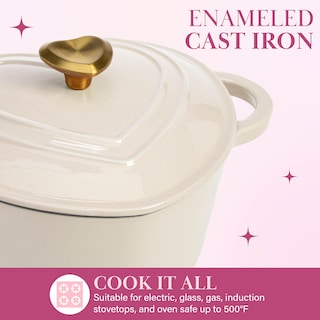 Foto 3 | Foto 3 | Horno Holandés Paris Hilton Hierro Fundido Esmaltado 4 l Crema - Venta Internacional