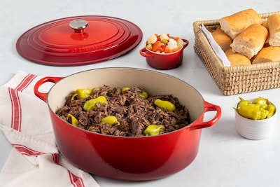 Foto 3 | Foto 3 | Horno Holandés Le Creuset De Hierro Fundido Esmaltado, 8 Litros, Color Cereza - Venta Internacional.