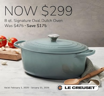 Foto 2 | Foto 2 | Sal Marina Dutch Oven Le Creuset De Hierro Fundido Esmaltado Signature, 8 Litros - Venta Internacional.