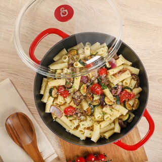 Foto 5 | Foto 5 | Everyday Pan Crock-pot Artisan, Hierro Fundido, 4,8 L, Con Tapa, Color Rojo - Venta Internacional.