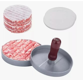Foto 1 | Foto 1 | Prensa Xtellar Molde Para Hamburguesas De Aluminio Con 100 Papeles