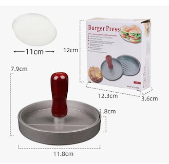 Foto 2 | Foto 2 | Prensa Xtellar Molde Para Hamburguesas De Aluminio Con 100 Papeles
