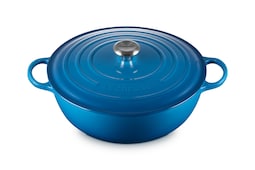 Horno Holandés Le Creuset Signature De Hierro Fundido De 7,5 Litros, Color Azul Marsellés - Venta Internacional.