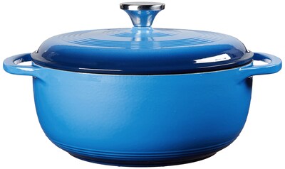 Foto 2 | Foto 2 | Dutch Oven Lodge, Hierro Fundido Esmaltado De 4.5 Cuartos De Galón, Azul Caribeño - Venta Internacional.