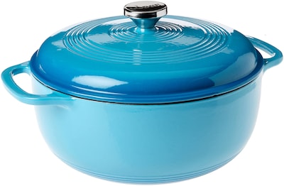 Foto 1 | Foto 1 | Dutch Oven Lodge, Hierro Fundido Esmaltado, 6 Cuartos De Galón, Azul Aciano - Venta Internacional.