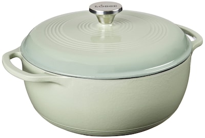 Foto 1 | Foto 1 | Dutch Oven Lodge, Hierro Fundido Esmaltado, 6 Cuartos De Galón, Salvia Del Desierto - Venta Internacional.