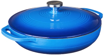 Foto 1 | Foto 1 | Casserole Lodge Hierro Fundido Esmaltado Azul 3.6 L - Venta Internacional
