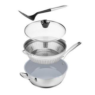 Foto 2 | Foto 2 | Juego De Utensilios De Cocina Cuisinart Preferred Pan De Acero Inoxidable, 4 Piezas - Venta Internacional.