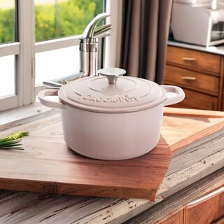 Foto 5 | Foto 5 | Horno Holandés Crock-pot De Hierro Fundido Esmaltado Artesanal, 3 Litros, Rosa Rubor - Venta Internacional.