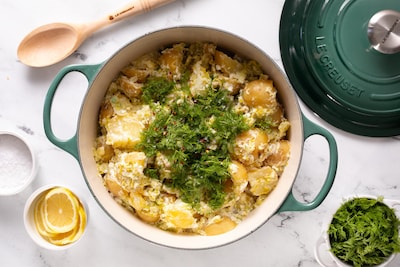 Foto 3 | Foto 3 | Horno Holandés Le Creuset De Hierro Fundido Esmaltado 9 Litros Color Alcacauta - Venta Internacional.