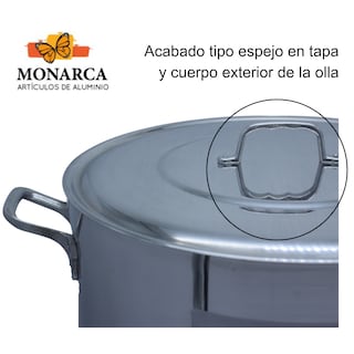 Foto 5 | Foto 5 | Media Olla Monarca de Aluminio Triple Fuerte No. 34