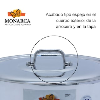 Foto 5 | Foto 5 | Arrocera Monarca Triple Fuerte color Plata de Aluminio No. 34