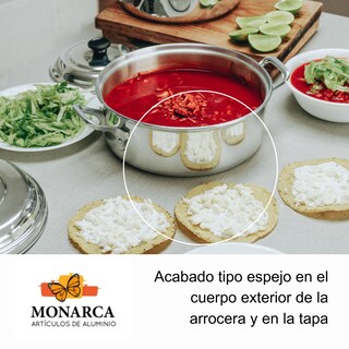Foto 6 | Foto 6 | Arrocera Monarca Sencillo con Base color Plata de Aluminio No. 45