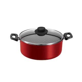 Foto 1 | Foto 1 | Cacerola Ekco 67465 color Rojo con Tapa de Cristal 20 cm