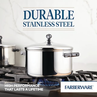 Foto 2 | Foto 2 | Stockpot Farberware Classic De Acero Inoxidable De 6 Litros Con Tapa Plateada - Venta Internacional.