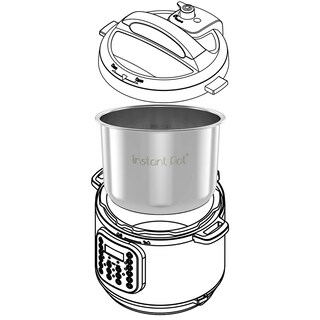 Foto 5 | Foto 5 | Olla Instantánea De Acero Inoxidable De 8 Litros Con Superficie Pulida - Venta Internacional.