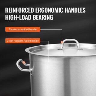 Foto 5 | Foto 5 | Olla Stockpot Vevor 18/8 De Acero Inoxidable 42 L Con Base Compuesta - Venta Internacional.