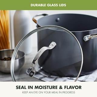 Foto 5 | Foto 5 | Olla Greenpan Valencia Pro Anodizada Dura De 8 Litros Con Tapa Gris - Venta Internacional.