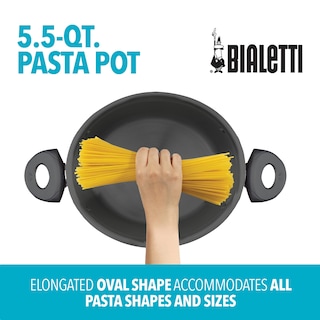 Foto 2 | Foto 2 | Olla Para Pasta Bialetti De 5,2 Litros Con Tapa De Colador Y Asas Resistentes Al Calor - Venta Internacional.