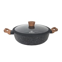 Arrocera Antiadherente Westinghouse De Marmol Negro Madera 28 Cm