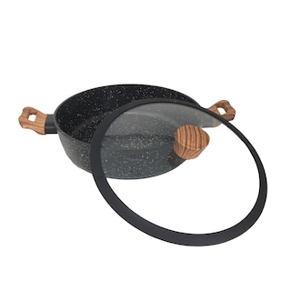 Foto 2 | Foto 2 | Arrocera Antiadherente Westinghouse De Marmol Negro Madera 28 Cm