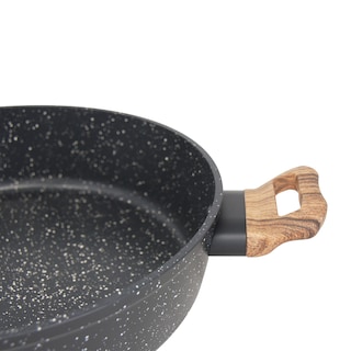 Foto 4 | Foto 4 | Arrocera Antiadherente Westinghouse De Marmol Negro Madera 28 Cm