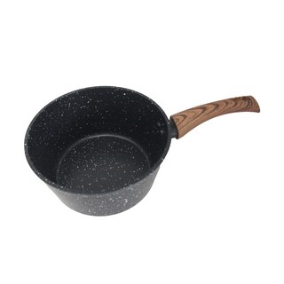 Foto 6 | Foto 6 | Olla Westinghouse Antiadherente Marmol Negro Madera 20 Cm