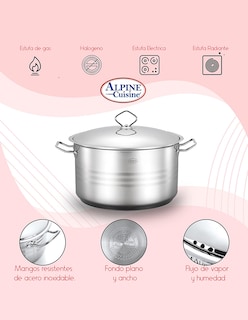 Foto 4 | Foto 4 | Olla Alpine Cuisine de Acero Inoxidable