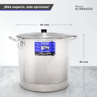 Foto 3 | Foto 3 | Vaporera De Aluminio 100% 50 Lts Puro El Abuelo 45