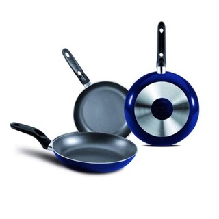 Foto 3 | Foto 3 | Juego de Sartenes Ekco 84998 color Azul de Aluminio 3 MM 20 24 30 CM