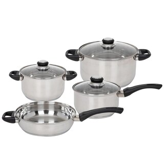 Foto 1 | Foto 1 | Batería de Cocina ColorHome COLORINOX7B color Gris 7 PZAS Acero Inox Tricapa