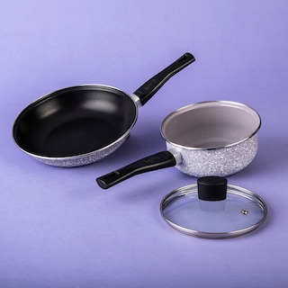 Foto 3 | Foto 3 | Batería de Cocina Cinsa Europea Granito color Rosa Malva Artesanal 10 PZAS