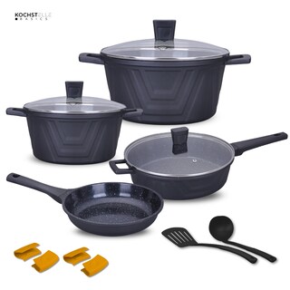 Foto 2 | Foto 2 | KOCHSTELLE Batería de Cocina Modern Color Negro Antiadherente de 13 piezas