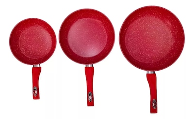Foto 1 | Foto 1 | Juego Set De 3 Sartenes Hot Spot Antiadherente 20, 24, 28 Cm
