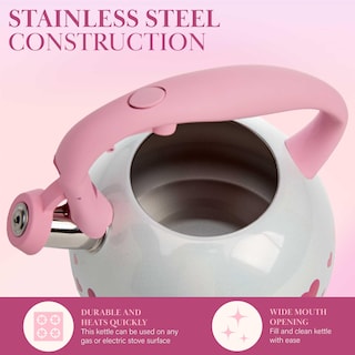 Foto 5 | Foto 5 | Venta Internacional- Hervidor de Té Paris Hilton Whistling Stovetop de Acero Inoxidable