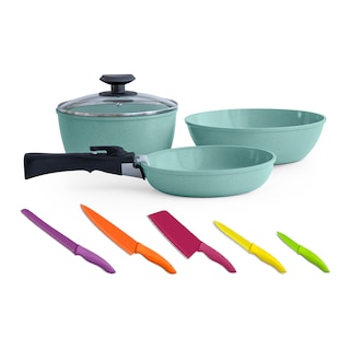 Foto 1 | Foto 1 | Batería de Cocina con Cuchillos Jade Cook 10 Piezas