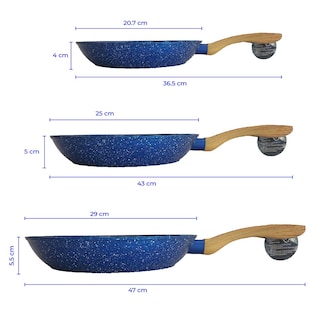 Foto 2 | Foto 2 | Set 3 Sartenes Rd Royal Cook Azul