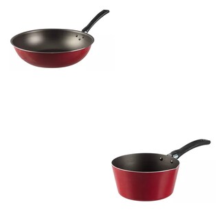 Foto 3 | Foto 3 | Juego De Sartenes 5 Piezas De Aluminio Rojo