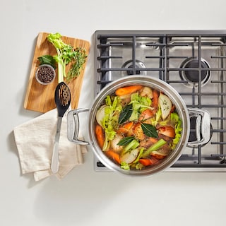 Foto 2 | Foto 2 | Stockpot All-clad Simply Strain De Acero Inoxidable De 16 Litros Con Tapa - Venta Internacional.