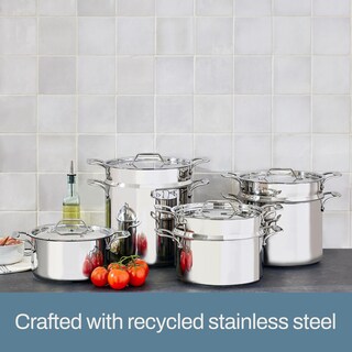 Foto 6 | Foto 6 | Stockpot All-clad Simply Strain De Acero Inoxidable De 16 Litros Con Tapa - Venta Internacional.