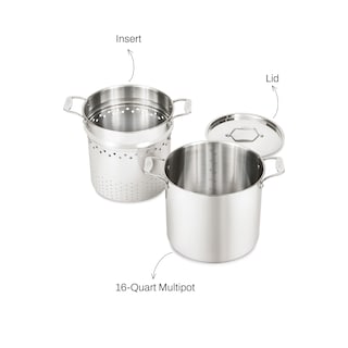 Foto 7 | Foto 7 | Stockpot All-clad Simply Strain De Acero Inoxidable De 16 Litros Con Tapa - Venta Internacional.