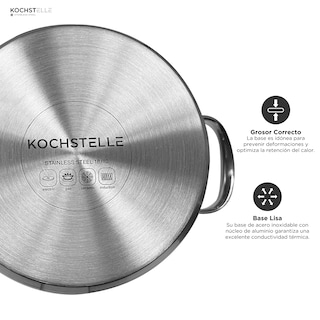 Foto 7 | Foto 7 | Batería De Cocina Kochstelle Acero Inoxidable 18/10 De 8 Piezas