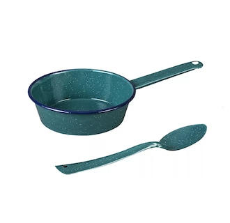 Foto 4 | Foto 4 | Batería de Cocina de Acero Vitrificado Cinsa Jaspeado Verde Aqua 10 Piezas