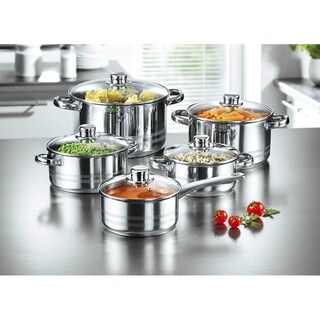 Foto 3 | Foto 3 | Bateria de Cocina Yajad 10 Piezas Acero Inoxidable