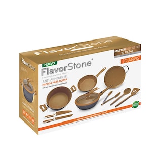 Foto 4 | Foto 4 | Batería De Cocina 10 Piezas Copper Flavorstone Master Deluxe