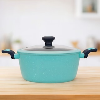 Foto 4 | Foto 4 | Batería De Cocina Ready Cook Aluminio Antiadherente Naranja Tapa De Vidrio Templado Y Salida De Vapor  9 Pzas