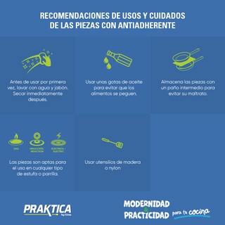 Foto 7 | Foto 7 | Batería De Cocina Cinsa Acero Vitrificado Praktica Cherry De 5 Piezas